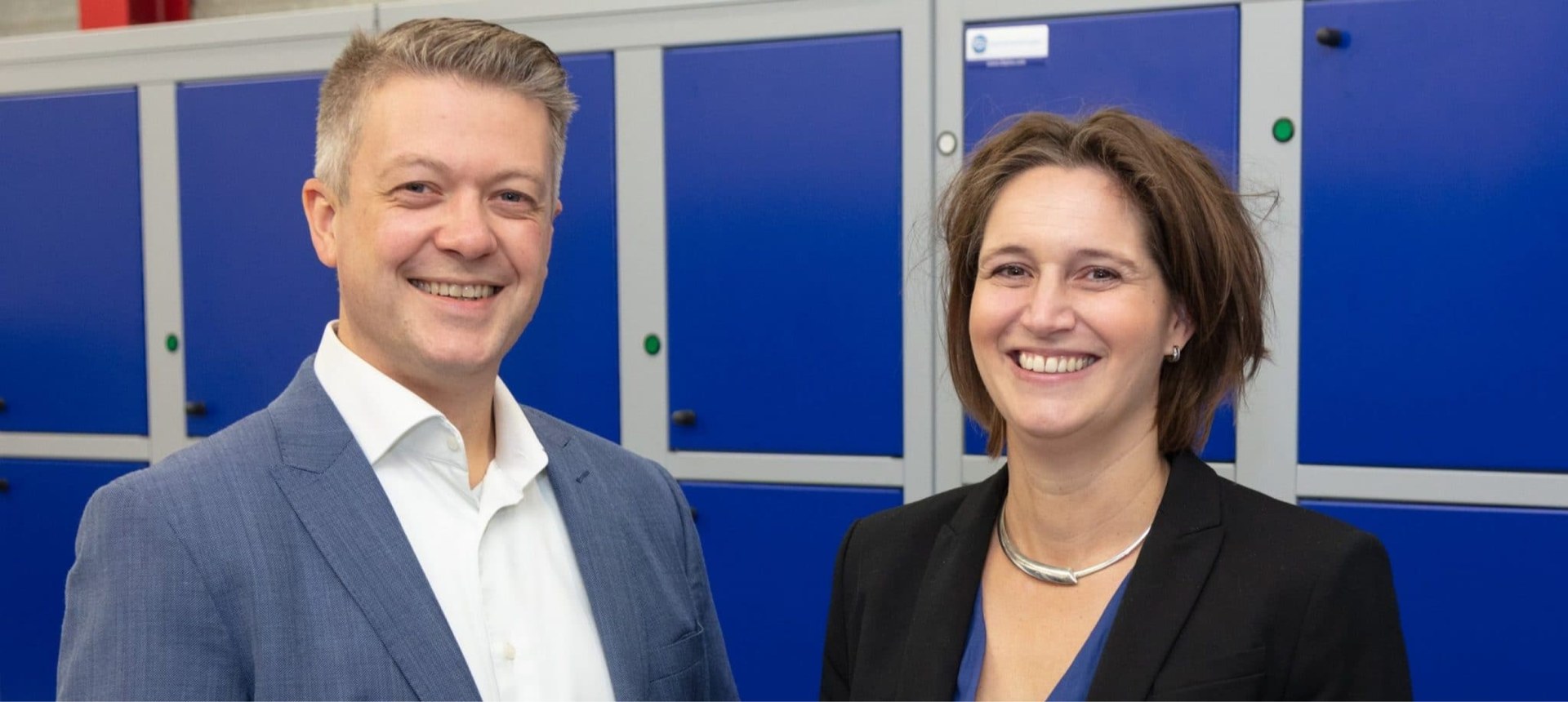David Tiegelaar en Marjolein Plandsoen, directie van LCT-Textilligence